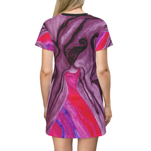 All Over Print T-Shirt Dress