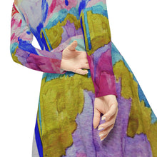 Load image into Gallery viewer, Women's Long Sleeve Dance Dress