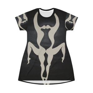 All Over Print T-Shirt Dress