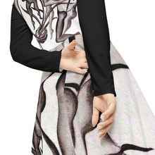 Load image into Gallery viewer, Women's Long Sleeve Dance Dress