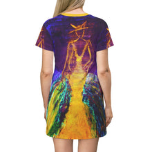 Load image into Gallery viewer, All Over Print T-Shirt Dress