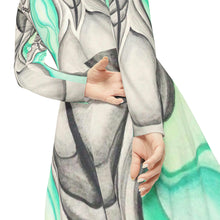 Load image into Gallery viewer, Women's Long Sleeve Dance Dress