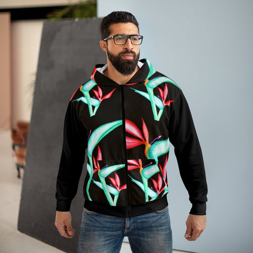 AOP Unisex Zip Hoodie