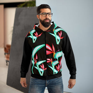 AOP Unisex Zip Hoodie