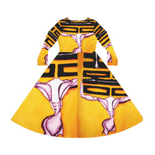Load image into Gallery viewer, Women's Long Sleeve Dance Dress