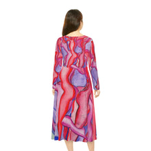 Load image into Gallery viewer, Women's Long Sleeve Dance Dress