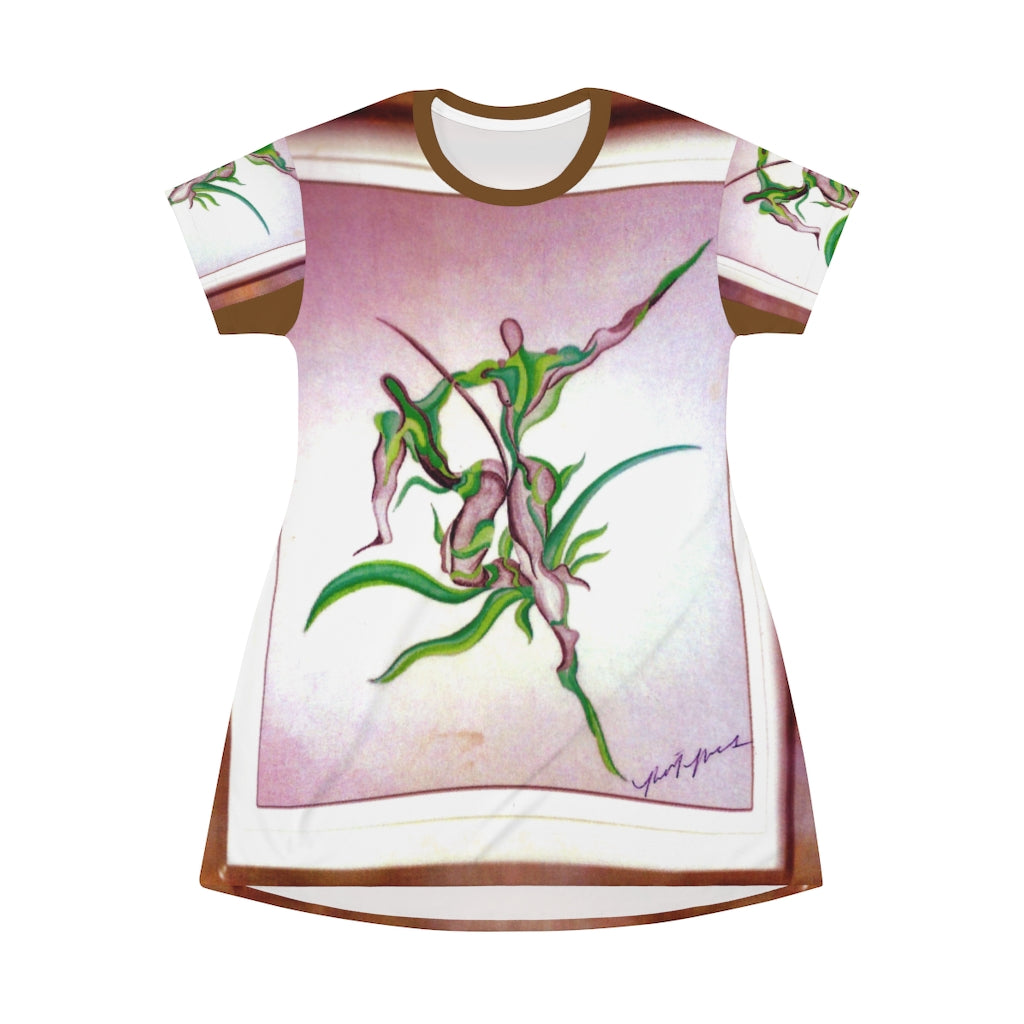 All Over Print T-Shirt Dress