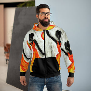 AOP Unisex Zip Hoodie