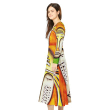 Load image into Gallery viewer, Women's Long Sleeve Dance Dress (AOP)