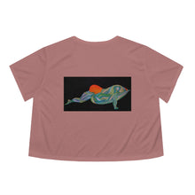 Load image into Gallery viewer, Women's Flowy Cropped Tee