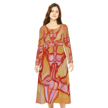 Load image into Gallery viewer, Women's Long Sleeve Dance Dress (AOP)