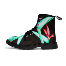 Load image into Gallery viewer, Birds of Paradise Men&#39;s Canvas Boots