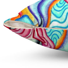 Load image into Gallery viewer, Spun Polyester Square Pillow Case