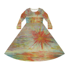Load image into Gallery viewer, Women's Long Sleeve Dance Dress (AOP)