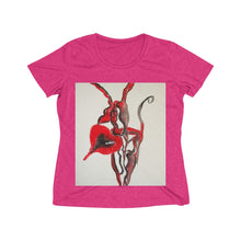 Load image into Gallery viewer, Women's Heather Wicking Tee
