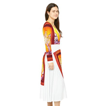 Load image into Gallery viewer, Women's Long Sleeve Dance Dress (AOP)