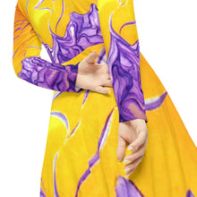 Load image into Gallery viewer, Women's Long Sleeve Dance Dress (AOP)