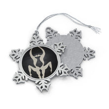 Load image into Gallery viewer, Pewter Snowflake Ornament