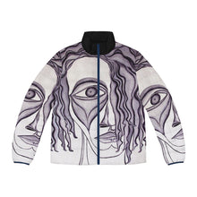 Load image into Gallery viewer, Men&#39;s Puffer Jacket (AOP)