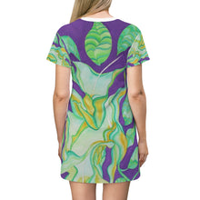Load image into Gallery viewer, All Over Print T-Shirt Dress