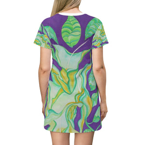 All Over Print T-Shirt Dress