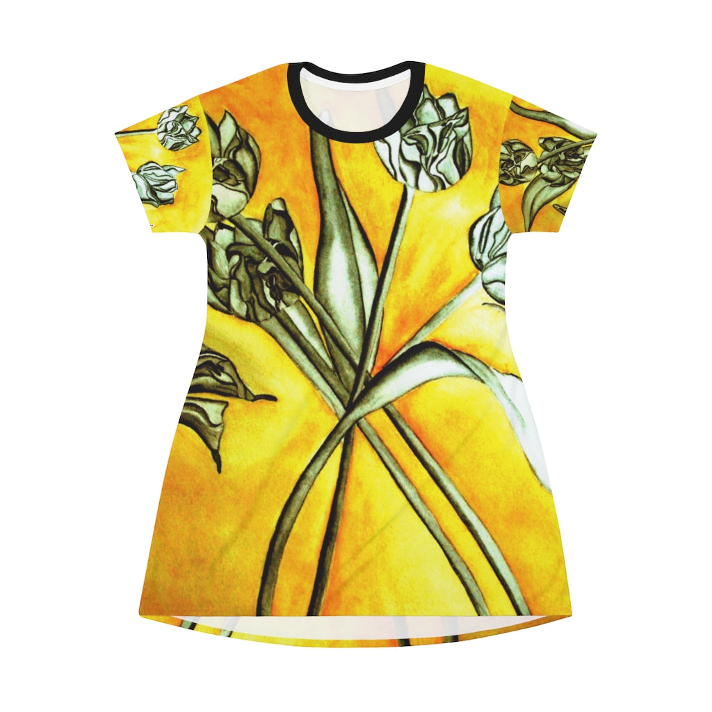 All Over Print T-Shirt Dress
