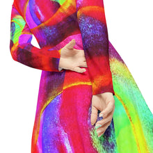 Load image into Gallery viewer, Women's Long Sleeve Dance Dress (AOP)