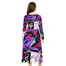 Load image into Gallery viewer, Women's Long Sleeve Dance Dress (AOP)