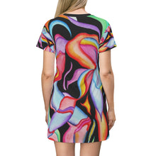Load image into Gallery viewer, All Over Print T-Shirt Dress