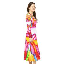 Load image into Gallery viewer, Women's Long Sleeve Dance Dress (AOP)