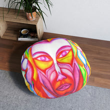 Load image into Gallery viewer, Tufted Floor Pillow, Round