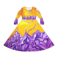Load image into Gallery viewer, Women's Long Sleeve Dance Dress (AOP)