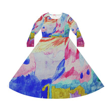 Load image into Gallery viewer, Women's Long Sleeve Dance Dress
