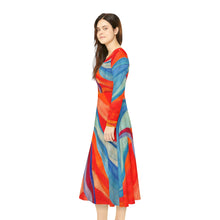 Load image into Gallery viewer, Women's Long Sleeve Dance Dress