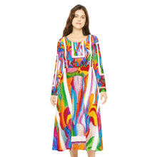 Load image into Gallery viewer, Women's Long Sleeve Dance Dress (AOP)