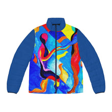 Load image into Gallery viewer, Men&#39;s Puffer Jacket (AOP)