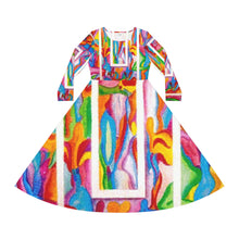Load image into Gallery viewer, Women's Long Sleeve Dance Dress (AOP)