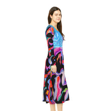 Load image into Gallery viewer, Women's Long Sleeve Dance Dress