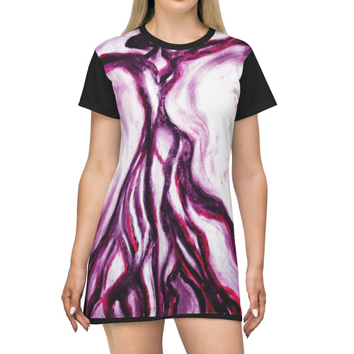 All Over Print T-Shirt Dress