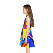 Load image into Gallery viewer, Girls&#39; Sleeveless Sundress (AOP)