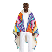 Load image into Gallery viewer, Hooded Sherpa Fleece Blanket