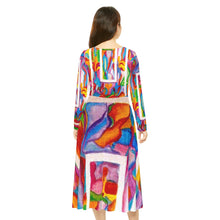 Load image into Gallery viewer, Women's Long Sleeve Dance Dress (AOP)