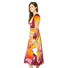 Load image into Gallery viewer, Women's Long Sleeve Dance Dress (AOP)