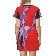 Load image into Gallery viewer, All Over Print T-Shirt Dress