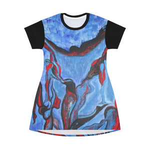 All Over Print T-Shirt Dress