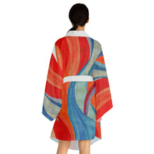 Load image into Gallery viewer, Long Sleeve Kimono Robe (AOP)