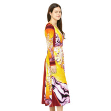 Load image into Gallery viewer, Women's Long Sleeve Dance Dress (AOP)