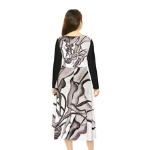 Load image into Gallery viewer, Women's Long Sleeve Dance Dress
