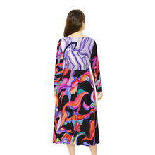 Load image into Gallery viewer, Women's Long Sleeve Dance Dress