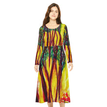 Load image into Gallery viewer, Women's Long Sleeve Dance Dress